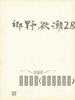 乡野欲潮28章