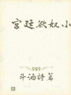 宫廷欲奴小说封面