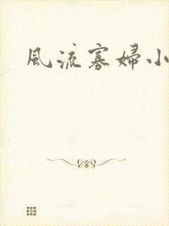 风流寡妇小说