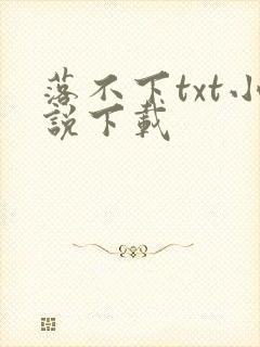 落不下txt小说下载