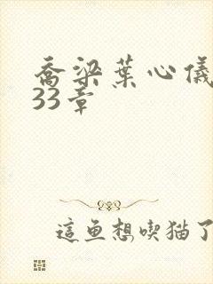 乔梁叶心仪3233章