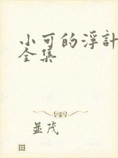 小可的浮计小说全集