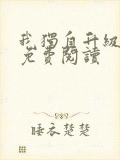 我独自升级漫画免费阅读封面