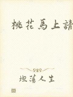 桃花马上请长缨