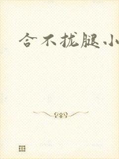 合不拢腿小说