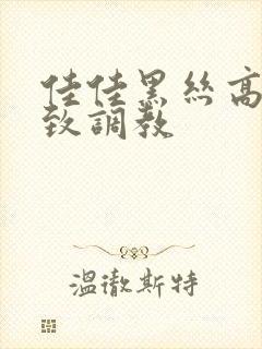 佳佳黑丝高跟极致调教