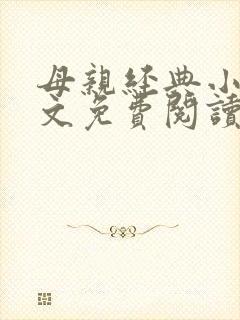 母亲经典小说全文免费阅读