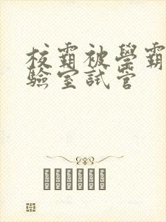 校霸被学霸压实验室试管封面