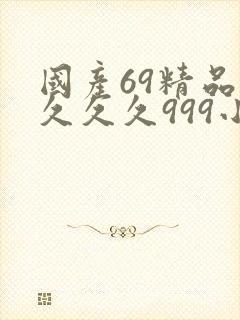 国产69精品久久久久999小说