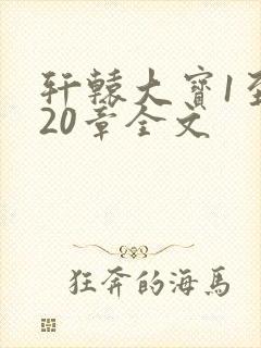 轩辕大宝1至720章全文