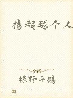 杨超越个人资料