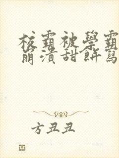 校霸被学霸玩到崩溃甜饼写手