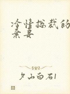 冷情总裁的新婚弃妻