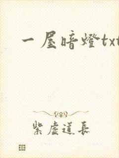 一屋暗灯txt