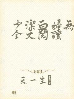 少洁白妇无删减全文阅读