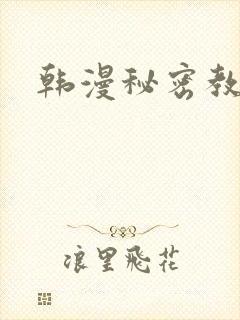 韩漫秘密教学