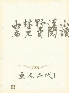 山林野汉小说全篇免费阅读