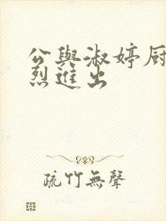 公与淑婷厨房猛烈进出