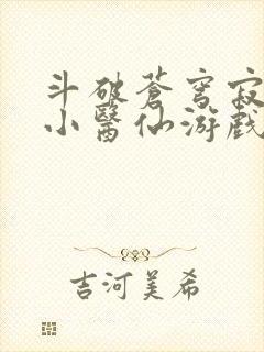 斗破苍穹寂寞的小医仙游戏世界