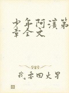 少年阿滨第13章全文