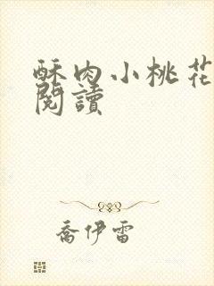 酥肉小桃花全文阅读