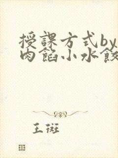 授课方式by 肉馅小水饺