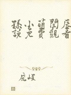 孙小萌闫辰的小说免费观看