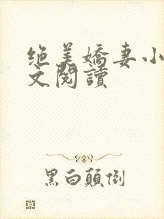 绝美娇妻小说全文阅读