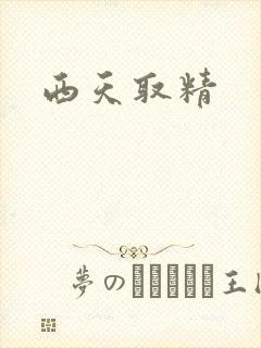 西天取精