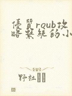 优质roub攻略系统的小说全文阅读