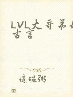LVL大哥弟媳古言