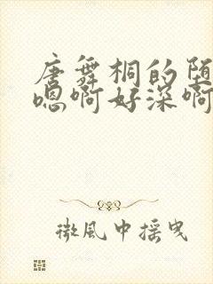 唐舞桐的堕落H嗯啊好深啊