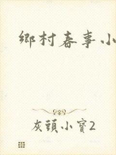 乡村春事小说