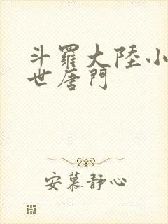 斗罗大陆小说绝世唐门