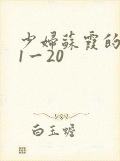 少妇苏霞的沉沦1一20