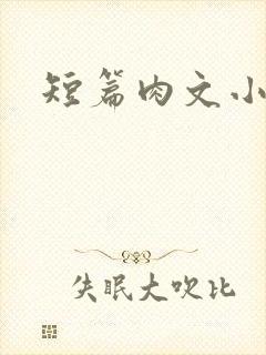 短篇肉文小说