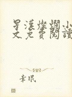 星汉灿烂小说全文免费阅读