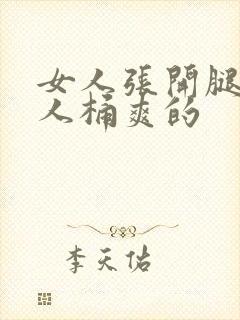 女人张开腿让男人桶爽的