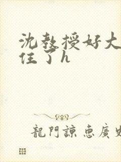 沈教授好大含不住了h