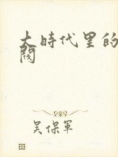 大时代里的小军阀