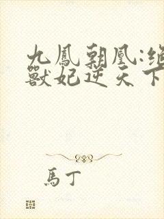 九凤朝凰:绝色兽妃逆天下