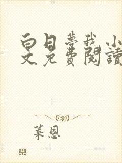 白日梦我小说全文免费阅读