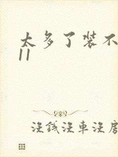 太多了装不下H11