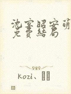 沈宴昭安萌全文免费结局