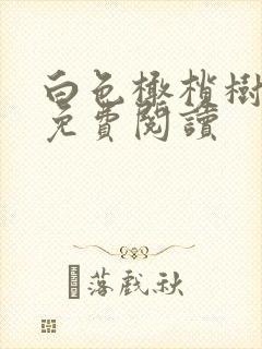 白色橄榄树全文免费阅读