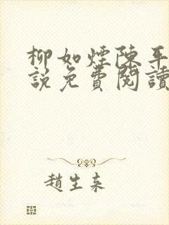 柳如烟陈平安小说免费阅读全文