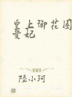 皇上御花园中要爱妃