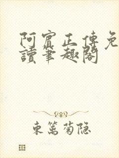 阿宾正传免费阅读笔趣阁