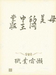 掌中的美母第一版主网