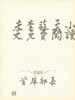 老李苏柔小说全文免费阅读